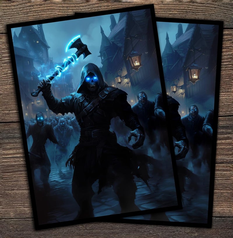 Digital Sorcery Studio Zombie Game Card Sleeves 102 Pack – Perfect Fit for TCG, MTG, Wilhelt & The Scarab God Commander Decks - Premium Standard Card Sleeves for Magic The Gathering - Image 2